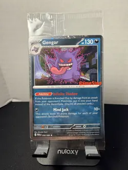 Pokemon Gengar GameStop Promo Card 050/088 ReverseHolo Pokemon TCG Perfect Order - Image 1
