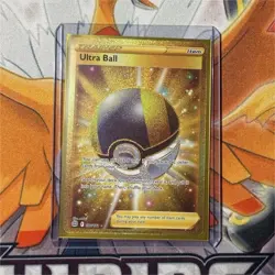 Pokemon Ultra Ball Trainer Card Secret Rare 186/172 Near Mint - Image 1