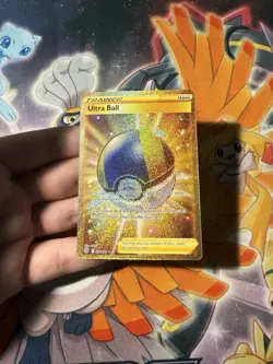 Pokemon Ultra Ball Trainer Card Secret Rare 186/172 Near Mint - Image 2
