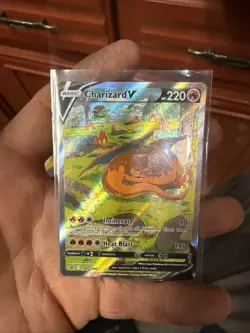 Pokemon Charizard V SWSH260 Promo Holo Sword & Shield Trading Card - Image 1