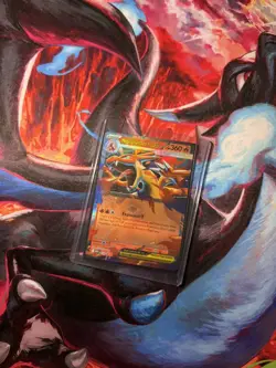 Pokemon Mega Charizard Y EX Stage 2 Holo Card 360 HP 280 Attack promo card # 30 - Image 3