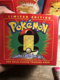 pokemon cards “Lot Of 6” Limited Edition 23k Gold Plated Trading Cards - Image 4