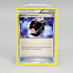 Trainer Battle Compressor 2014 Pokemon XY Phantom Forces 92/119 Card LP - Image 1