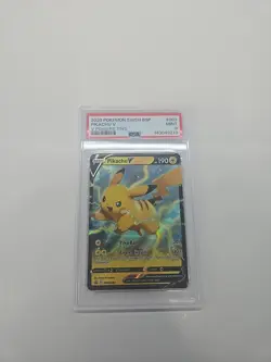 PSA 9 - Pikachu V SWSH063 - Black Star Promo - Graded Pokemon Card - Image 1