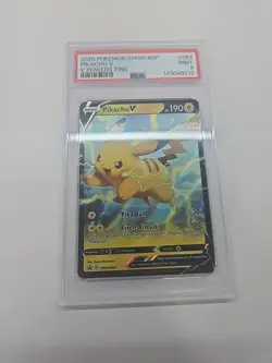PSA 9 - Pikachu V SWSH063 - Black Star Promo - Graded Pokemon Card - Image 2