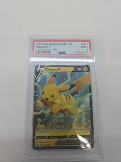 PSA 9 - Pikachu V SWSH063 - Black Star Promo - Graded Pokemon Card - Image 3
