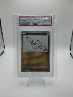2021 POKEMON JPN S PROMO YU NAGABA X POKEMON CARD GAME CAMPAIGN PIKACHU PSA 10 - Image 1