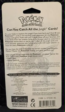 Empty Pokemon Jungle Blister Pack Booster Opened Vintage - No cards - Image 3