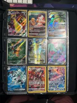 Pokemon TCG Huge Binder Collection 199 Cards FA’s Holos E Readers Shiny Pokemon - Image 1