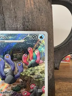 Pokemon Wugtrio 224/091 SV: Paldean Fates Illustration Rare Holo English Card - Image 3