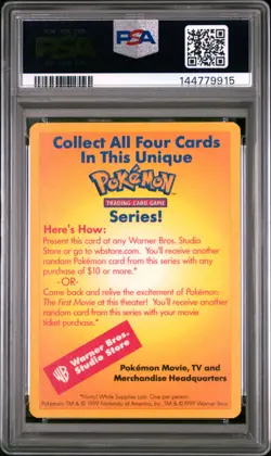 1999 POKEMON INSERT CARDS CATCH MEW! PSA 6 - Image 2