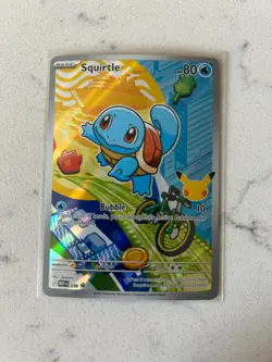Squirtle MEP 039 First Partner Illustration Promo 2026 30th Anniversary Card - Image 1