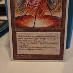 Mana Vault MTG Core Set 4th Edition 1995 Wizards Artifact Rare Mark Tedin - Image 1
