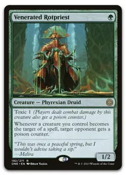 Venerated Rotpriest #192 (NM) Phyrexia All Will Be One ONE Magic MTG - Image 1