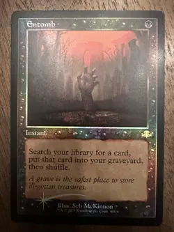 Entomb : MTG * RETRO FOIL* Dominaria Remastered DMR #304 / NM - Image 1