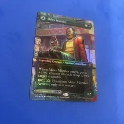 MTG Miles Morales (0200) (Borderless) Foil NM Marvel's Spider-Man Magic 200 - Image 2