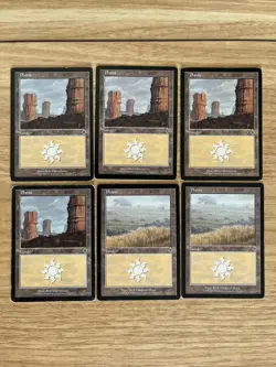 6x Plains | LP/MP | Invasion | Basic Land | MTG | Magic The Gathering - Image 1