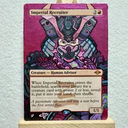 Imperial Recruiter - Kamigawa Neon Dynasty - Painted Alter - Modern Horizons 2 - Image 1