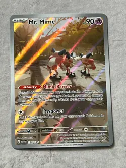 2023 Pokemon TCG Mr. Mime Full Art Holo 179/165 Scarlett & Violet - Image 1