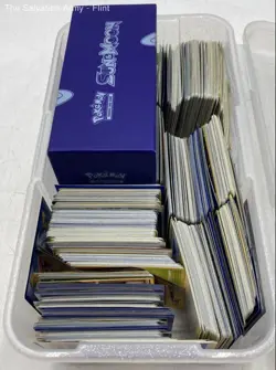 Pokemon Pikachu Sun Moon Mewtwo Friends Trading Cards w/Box Of Sleeves Mixed Lot - Image 1