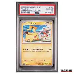 PSA 10 Pikachu 120/SV-P Gym Event 2023 Japanese Pokemon Promo Card Rare - Image 1
