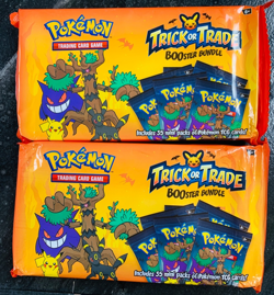 LOT (2) POKEMON SEALED TRICK OR TRADE BOOSTER BUNDLE 35 PACKS EACH - Image 1