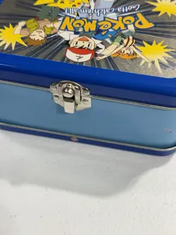 Pokemon Vintage Tin With Energy Cards and Vintage Playing Card Deck Keychain Lot - Image 3