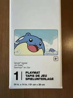 New Pokemon Center Exclusive TCG Card Game Spheal Appeal Playmat Play Mat - Image 1