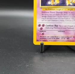 Pokemon TCG Alakazam Base Set 1/102 Holo Unlimited Holo Rare Card Vintage WOTC - Image 4