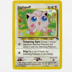 Pokemon Jigglypuff #8/18 Rare Southern Islands Card MP-HP See Pics/Micro Crease - Image 1