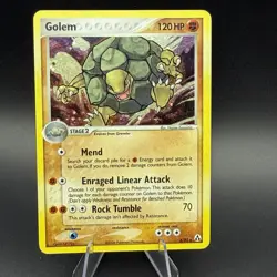 Golem 6/92 Legend Maker Holo Vintage Pokemon TCG - Image 1