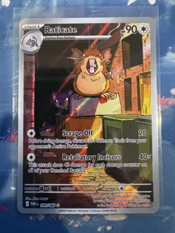 Pokemon TCG Raticate Stage 1 Holo Rare 099/088 POR Rat Type 90 HP EN 2026 - Image 1