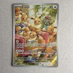 Pokemon Eevee 188/167 Twilight Masquerade Illustration Rare Holo Card - Image 1