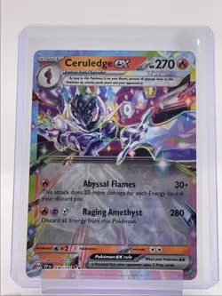 CERULEDGE EX 2024 POKEMON SURGING SPARKS DOUBLE RARE C 036/191 Q3384 - Image 1