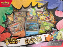 Pokemon TCG Mega Evolution Ascended Heroes First Partners Deluxe Pin Collection - Image 1