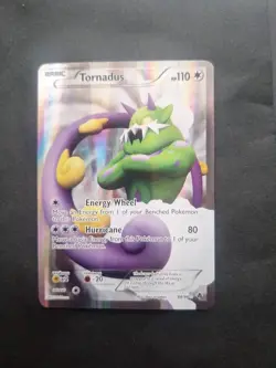 Pokemon Tornadus 98/98 Ultra Rare Full Art Emerging Powers NM - Image 1
