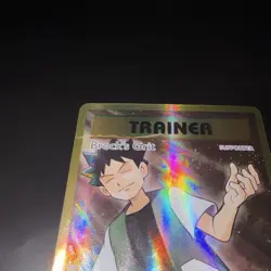 Pokemon Brock's Grit Evolutions Ultra Rare Full Art Holo Trainer 107/108 - Image 2
