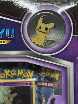 Pokemon TCG Mimikyu Pin Collection Box Sealed 3 x Booster Packs Promo Card + Pin - Image 2