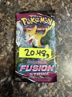 🔥Heavy 20.48🔥 Pokemon Fusion Strike Booster Pack Sealed - Image 2