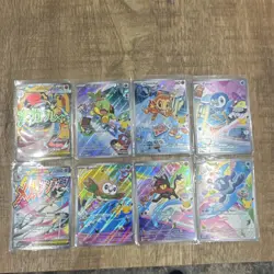 Pokemon TCG Mega Evolution Premium SAR Lot 7 Cards Gardevoir Lucario Starters - Image 1