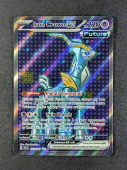 2024 Pokemon IRON CROWN EX #191/162 Temporal Forces Ultra Rare English - Image 1