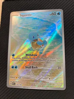 Squirtle 170/165 Illustration Rare Pokemon Card - S&V 151 set - NM - Image 2