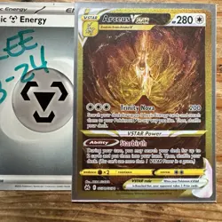 Arceus VSTAR 2023 Crown Zenith Galarian Gallery Holo GG70/GG70 Pokemon Full Art - Image 1
