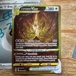 Arceus VSTAR 2023 Crown Zenith Galarian Gallery Holo GG70/GG70 Pokemon Full Art - Image 2