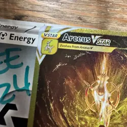 Arceus VSTAR 2023 Crown Zenith Galarian Gallery Holo GG70/GG70 Pokemon Full Art - Image 4