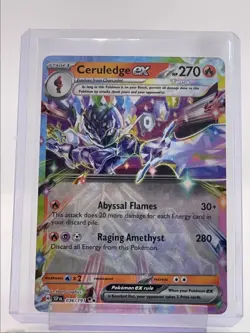 CERULEDGE EX 2024 POKEMON SURGING SPARKS DOUBLE RARE A 036/191 Q3384 - Image 1