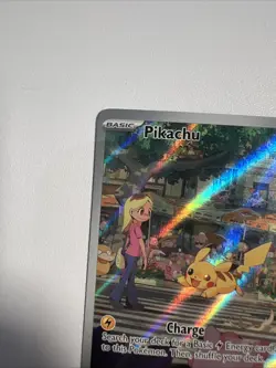 Pokemon Pikachu 173/165 Scarlet & Violet 151 Illustration Rare Full Art - Image 5