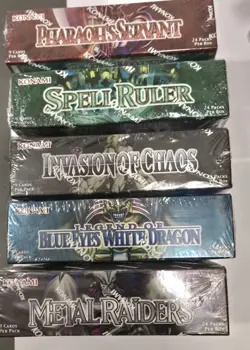 Yugioh 25th Anniversary Booster Box Set LOB MRD SRL PSV IOC Legend of Blue Eyes. - Image 1