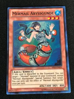 YUGIOH MERMAIL ABYSSGUNDE AP03-EN005 SUPER (LP) - Image 1