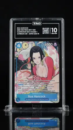 Boa Hancock #ST17-004 Super Rare TAG 10 - One Piece Promos 2025 - Image 1